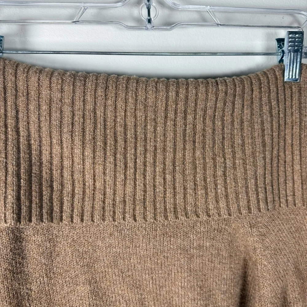 Old Navy SoSoft Brown Off-the-Shoulder Sweater Ribbed Size 2X - Picture 3 of 8